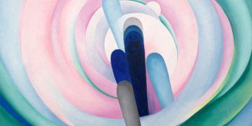 Imagen: Georgia O'Keeffee, Grey Blue & Black – Pink Circle, 1929.