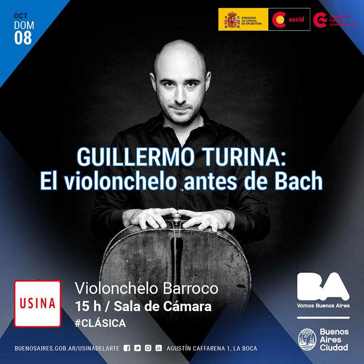 guillermo turina violonchelo barroco la usina del arte
